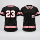 Baseball away uniform featuring a coordinated baseball jersey and matching pants.