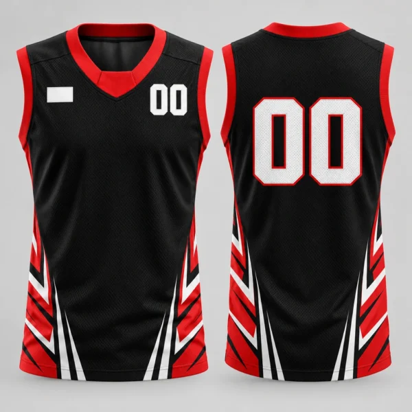 Away basketball uniform featuring a sleeveless game jersey and coordinated shorts.