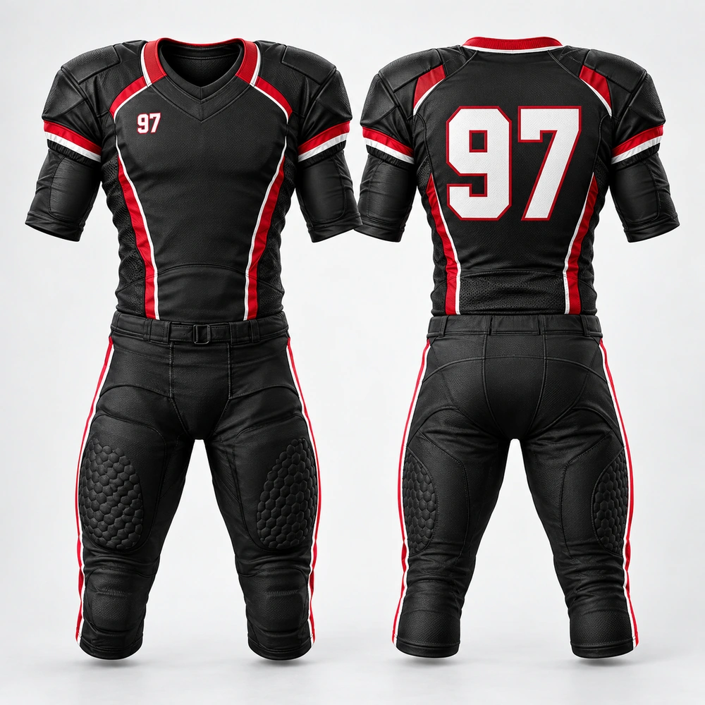 black-rugby-uniform Rugby away uniform featuring a match jersey and matching rugby shorts.