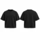 Box fit T-shirt featuring a wide body, relaxed silhouette, crew neckline and short sleeves.