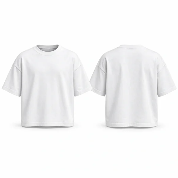 Box fit T-shirt featuring a wide body, relaxed silhouette, crew neckline and short sleeves