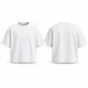 Box fit T-shirt featuring a wide body, relaxed silhouette, crew neckline and short sleeves