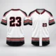Baseball home uniform featuring a team jersey and matching baseball pants.