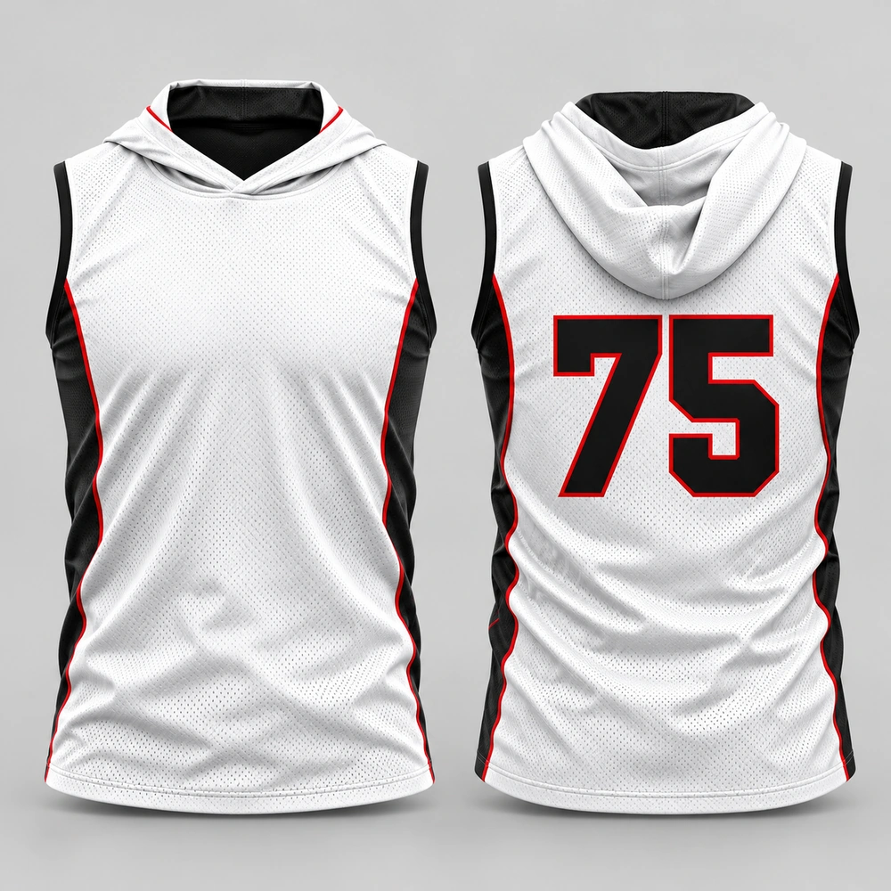 white-basketball-training-top Basketball training kit featuring coordinated practice apparel and athletic shorts.