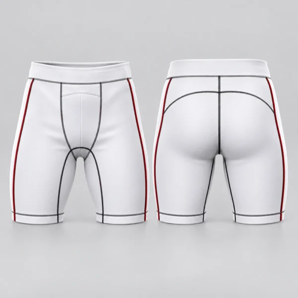 Compression shorts featuring a fitted athletic silhouette and an elasticated waistband.